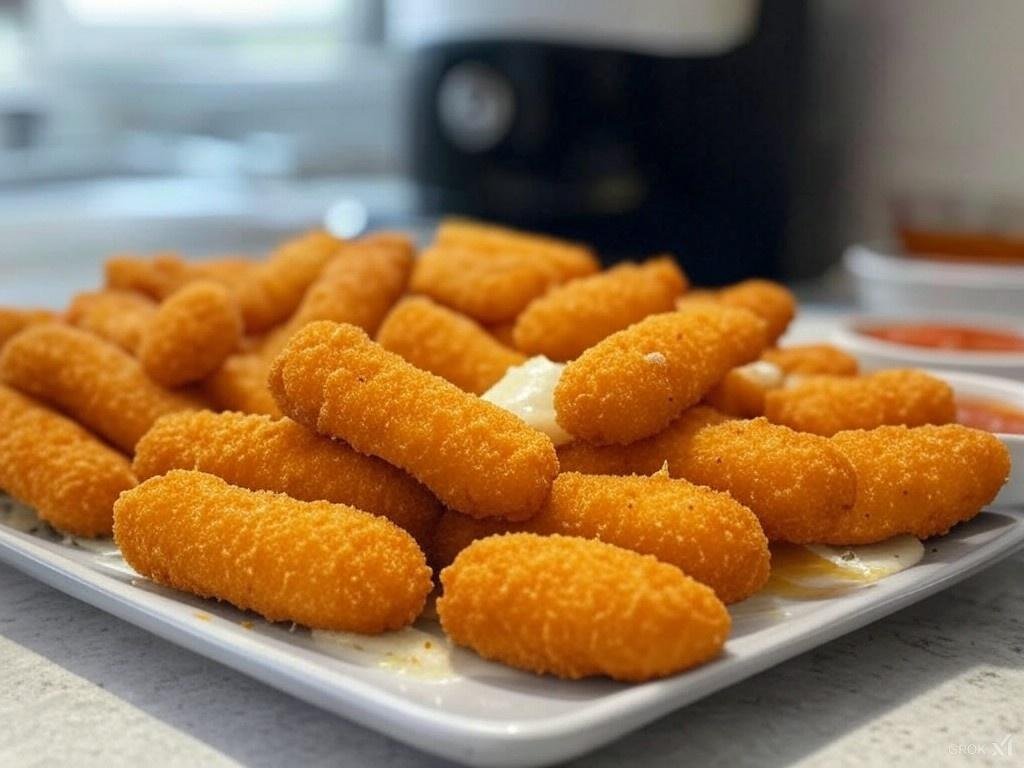 Air Fryer Mozzarella Sticks