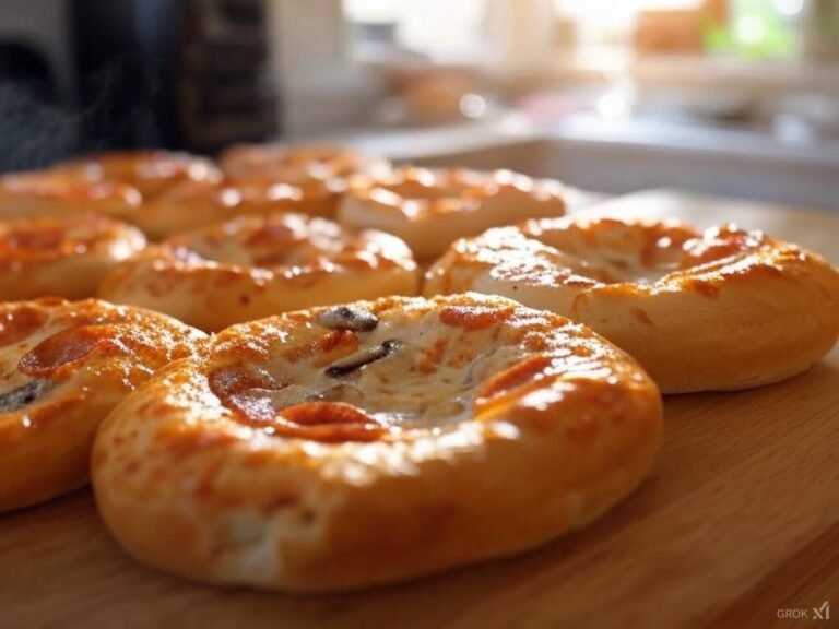 Air Fryer Pizza Bagels