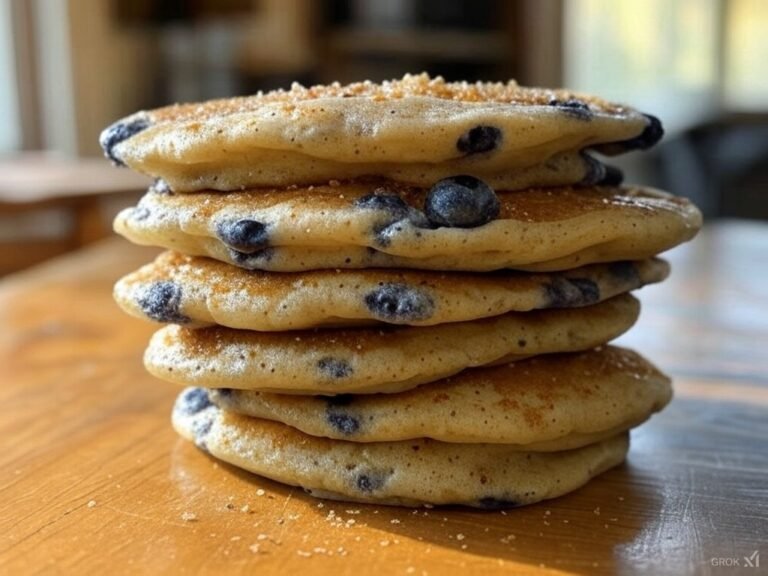 Blueberry Oat Pancakes