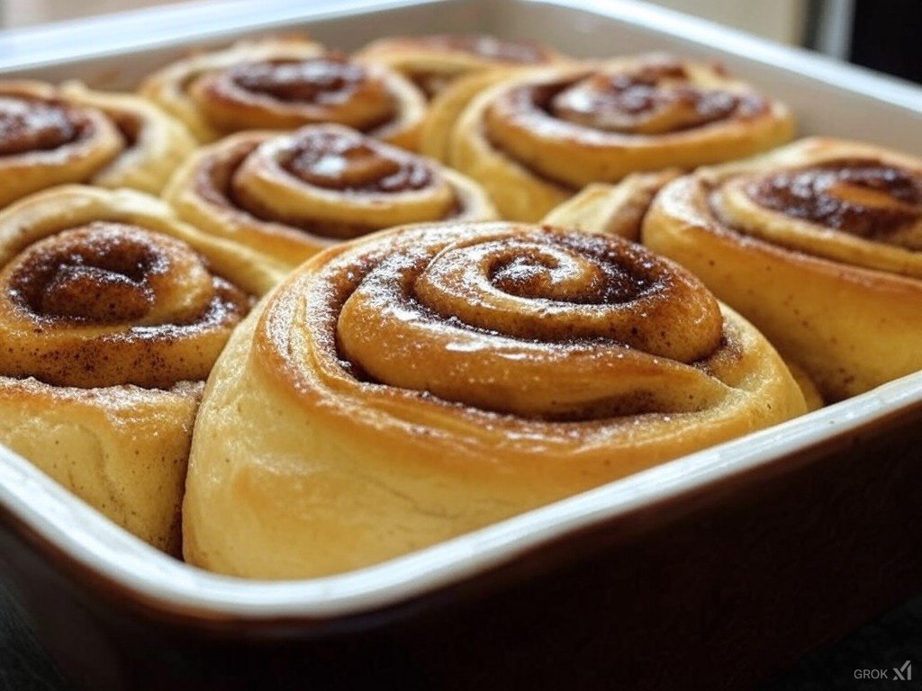 Cinnamon Rolls (Square Baking Dish)