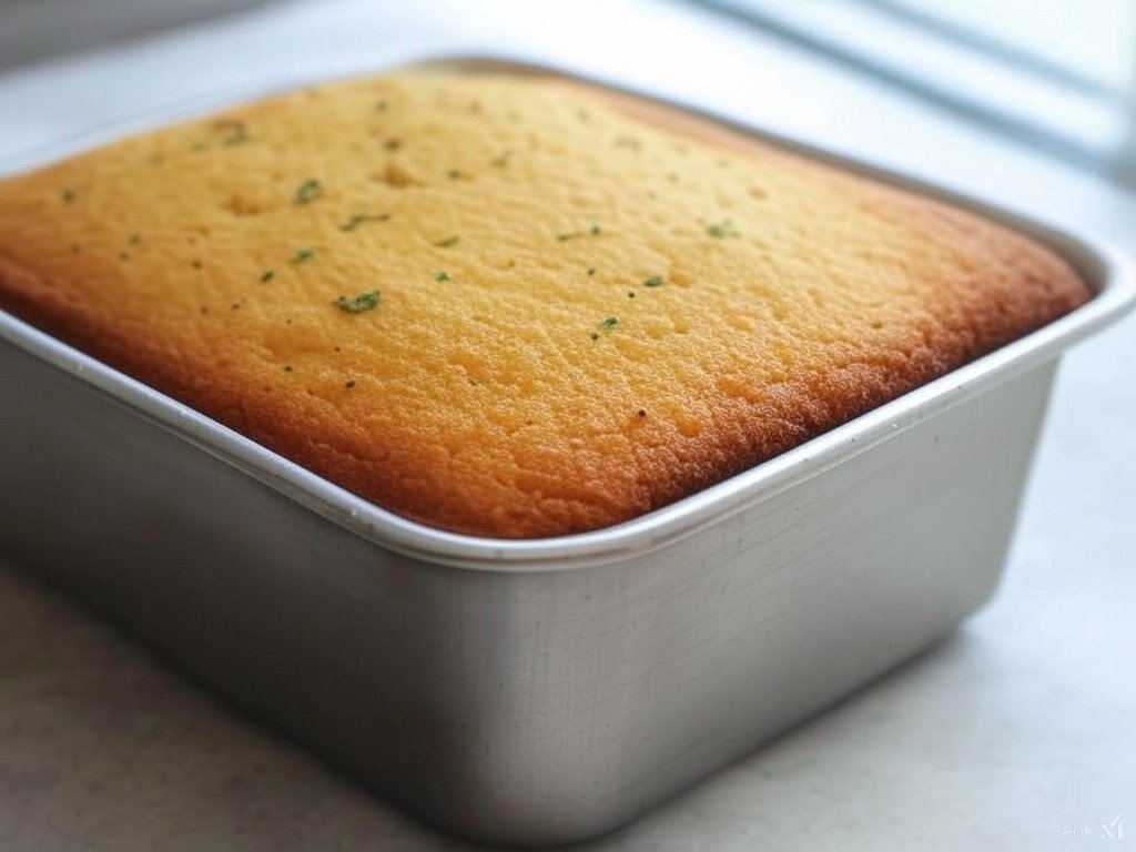 Cornbread (Cast Iron Skillet or Square Baking Pan)