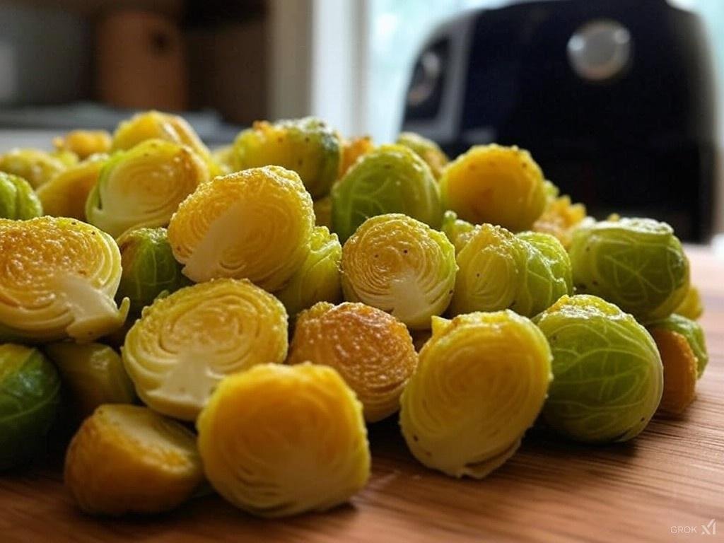 Crispy Air Fryer Brussels Sprouts