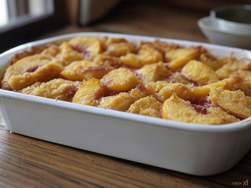 Peach Cobbler (Baking Dish)