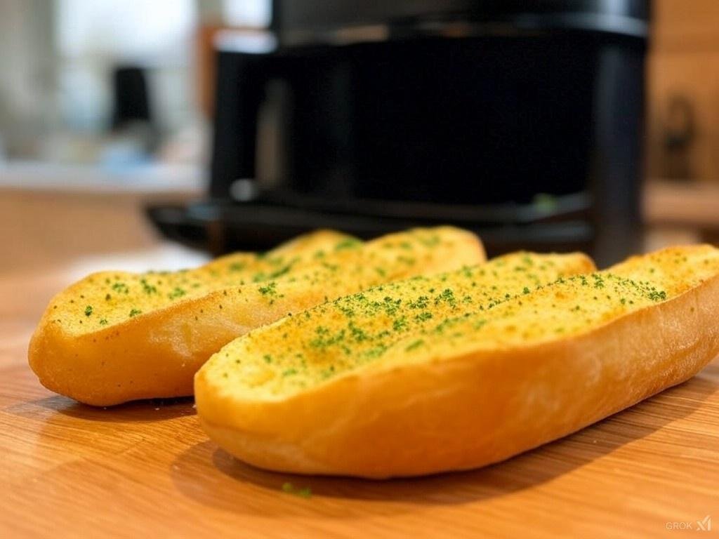 Quick Air Fryer Garlic Bread