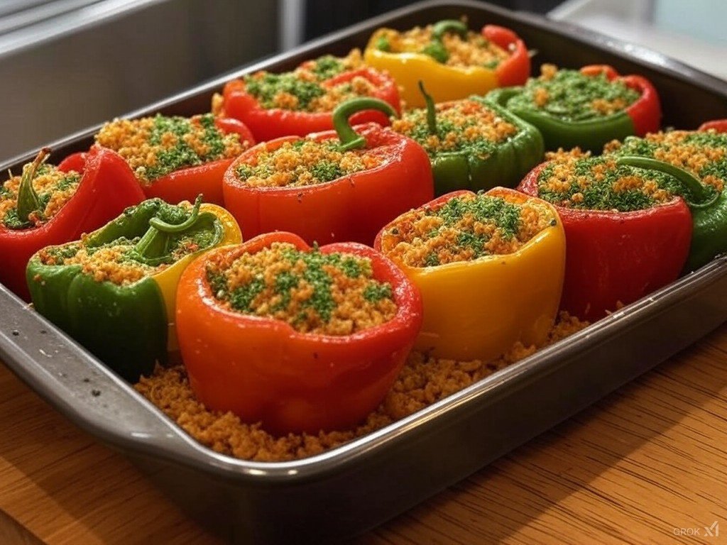 Stuffed Bell Peppers (Baking Dish)